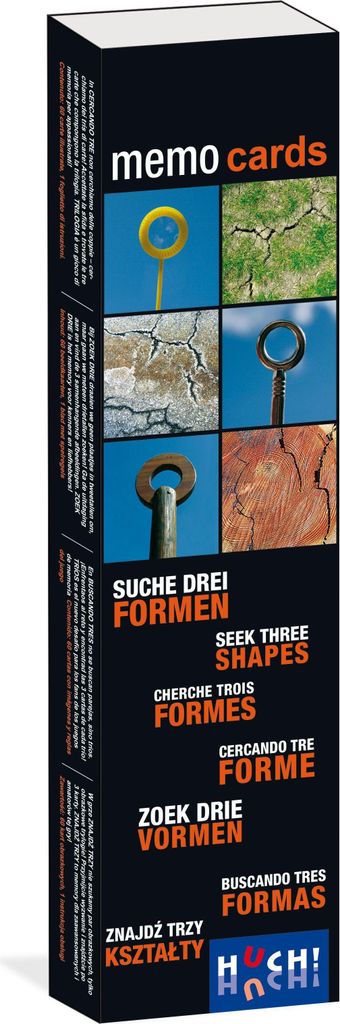 881762 - memo cards - Formen, Kartenspiel, für 2-6 Spieler, ab 6 Jahren
