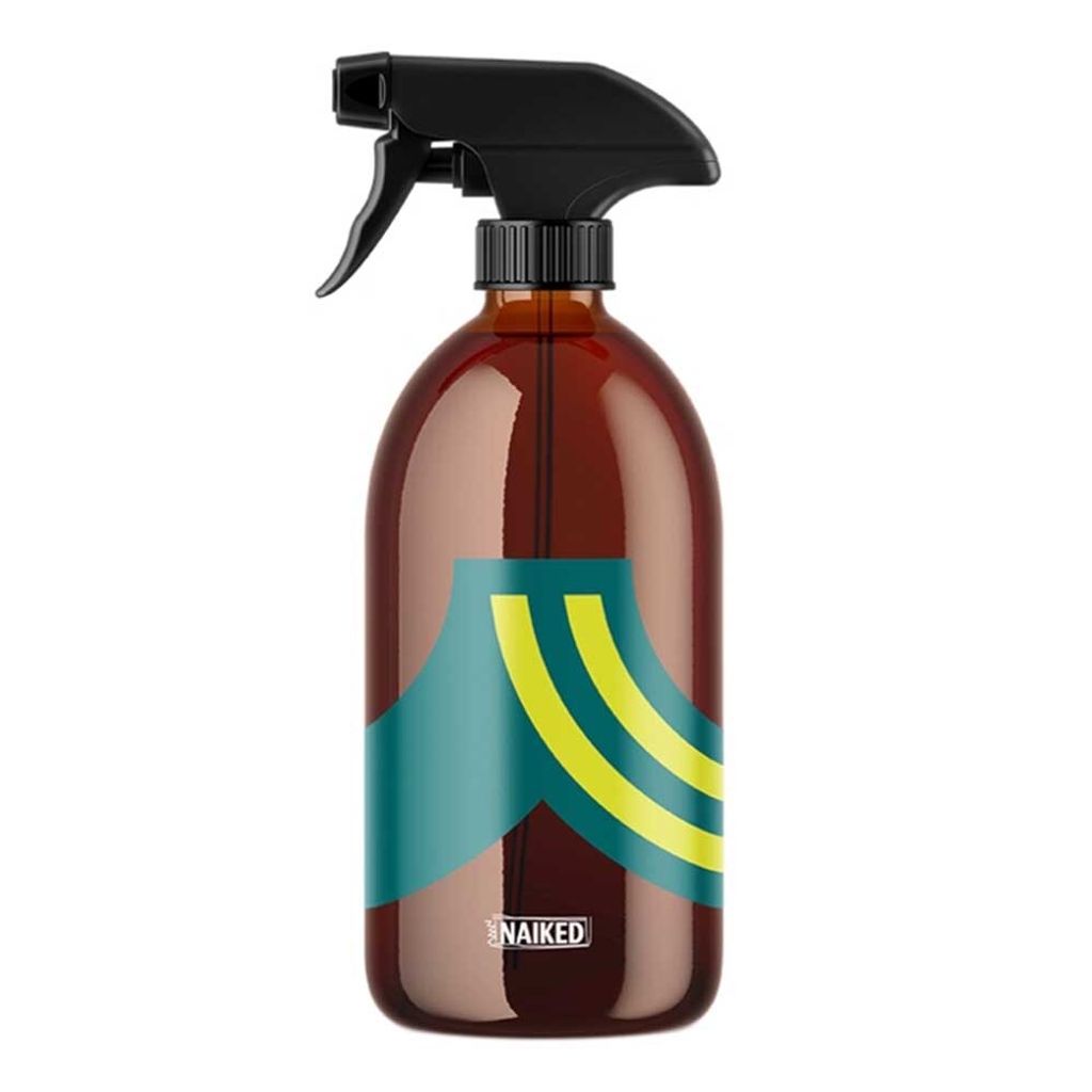 Leere Sprühflasche aus recyceltem PET