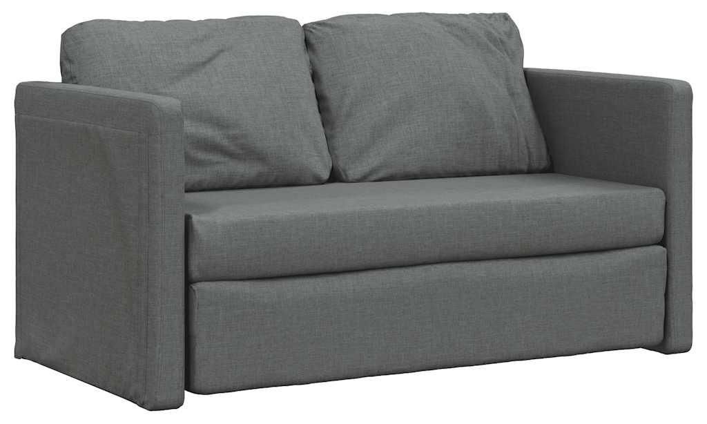 vidaXL Bodensofa mit Schlaffunktion Dunkelgrau 112x174x55 Produktbild 