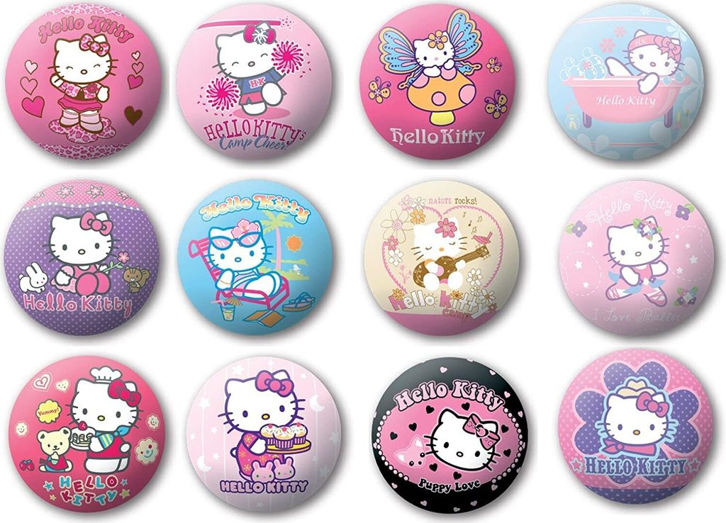 1 x Hello Kitty Softball Springball ca. 10 cm, Ball, verschiedene Varianten