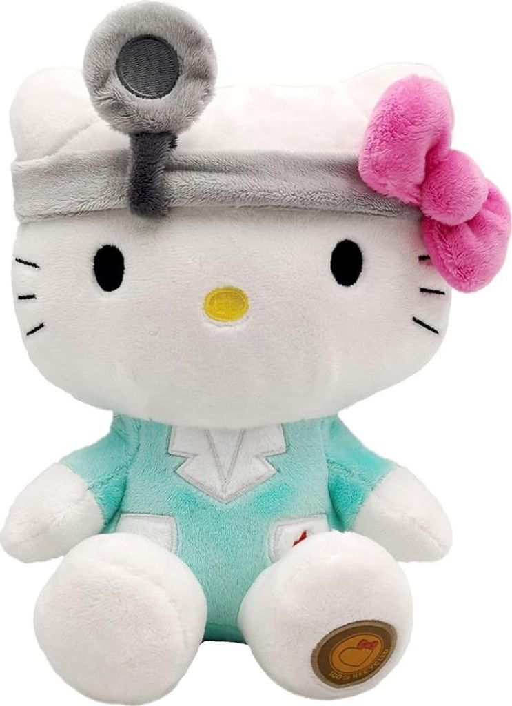 Joy Toy Hello Kitty Doctor Eco Plush 24 cm in Produktbild 