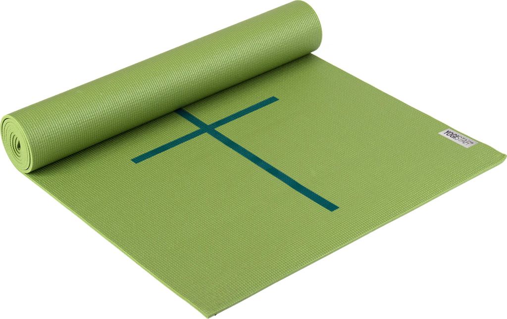 Yogistar Yogamatte plus - alignment kiwi Maße: 195 cm x 61 Produktbild 