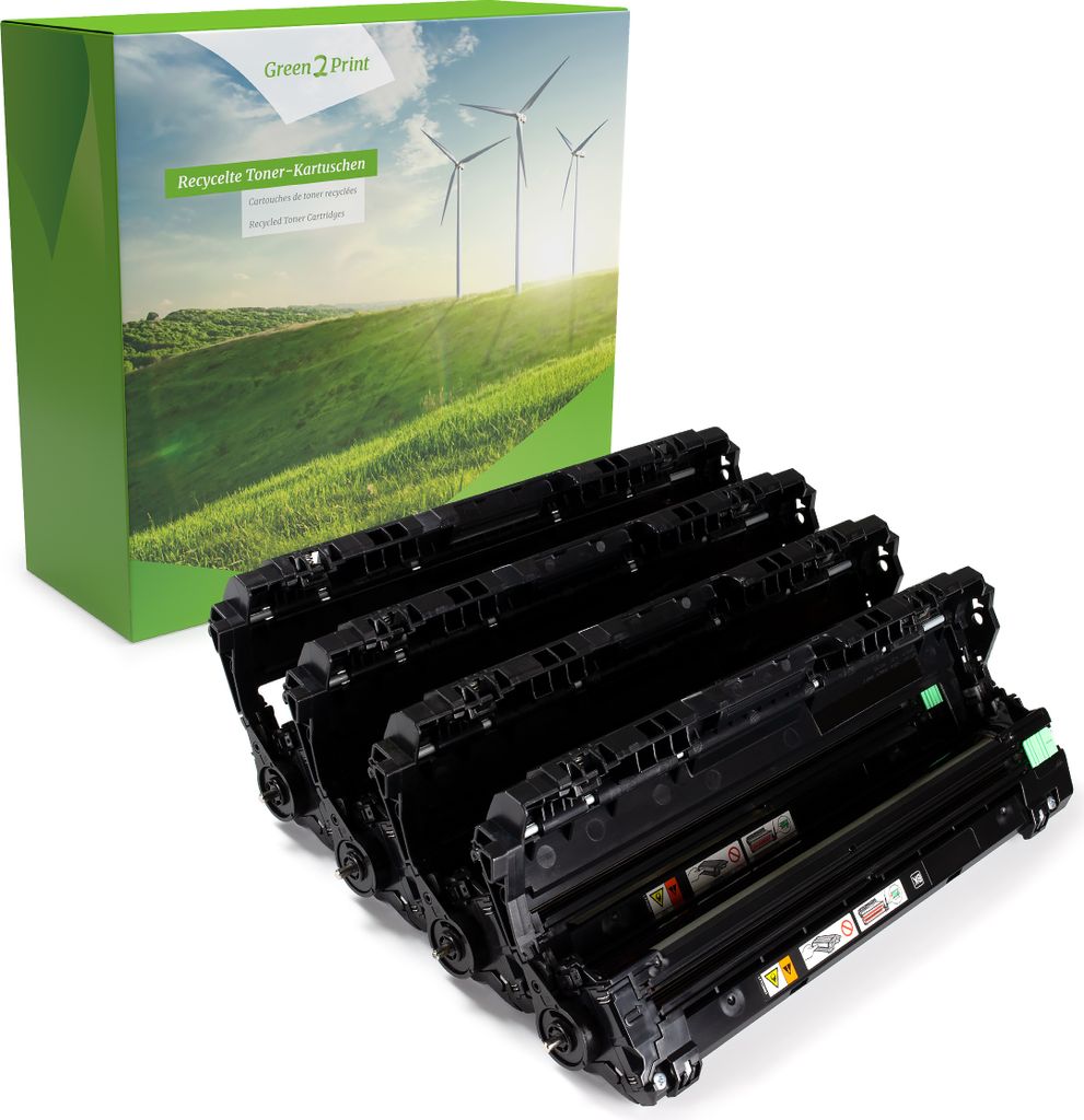 Green2Print Trommel Trommel-Set 18000 Seiten ersetzt Brother DR-243, DR-243CL passend für Brother DCP-L3510CDW, DCP-L3550CDW, HL-L3210CW, HL-L3230...