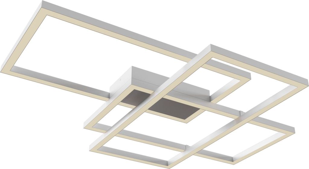 Maytoni Rida Deckenleuchte MOD015CL-L80W LED, Weiß, aus Metall und Acryl, 3000K, 4100lm