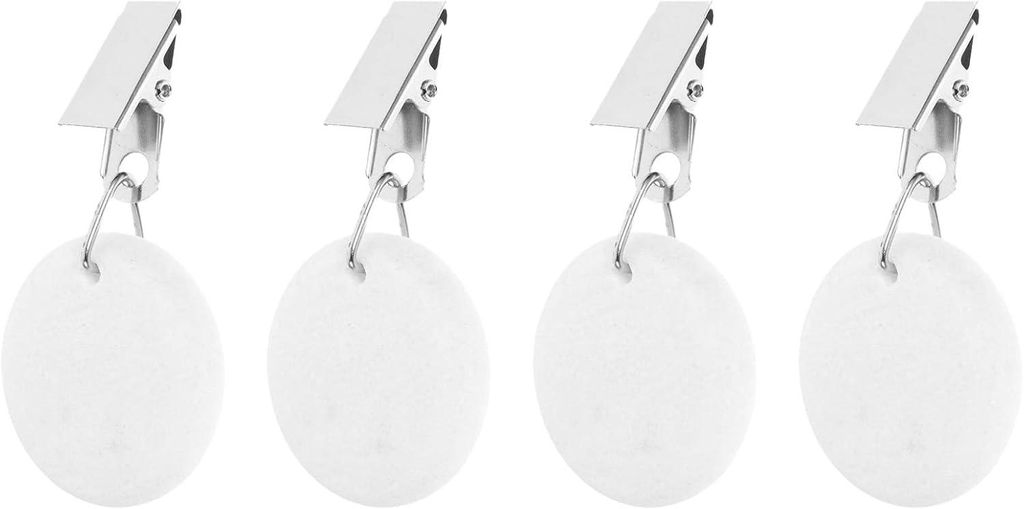 4 Murmelgewichte + Metallclip – Stoffstabilisierung – für Mahlzeiten/Veranstaltungen im Freien – kompaktes Design – ideal für Picknicks