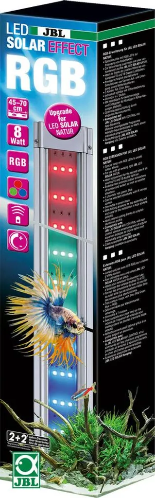 JBL LED Solar Effect 8 W 438 mm - Éclairage RGB pour aquarium haute qualité