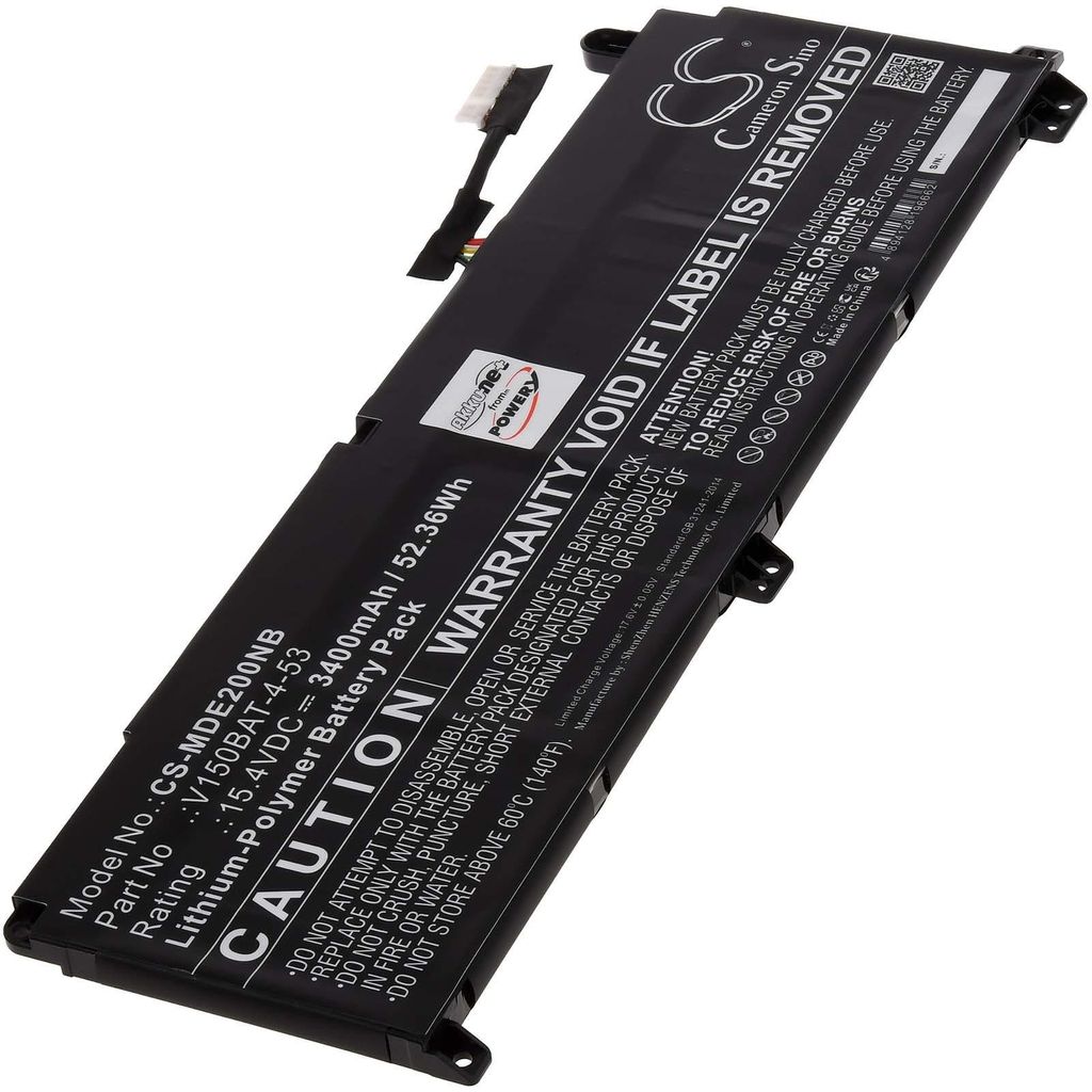 Akku kompatibel mit Medion Typ V150BAT-4-53 Produktbild 