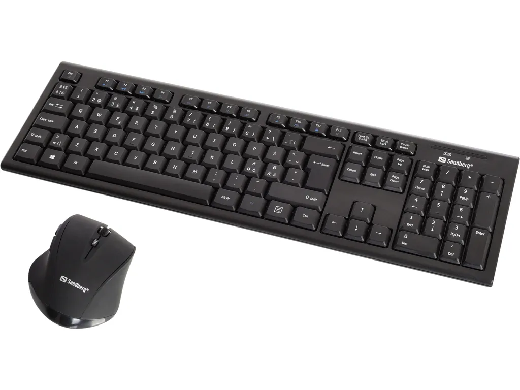 Sandberg Wireless Office DesktopSet - Combo Bureau Sans Fil Silencieux