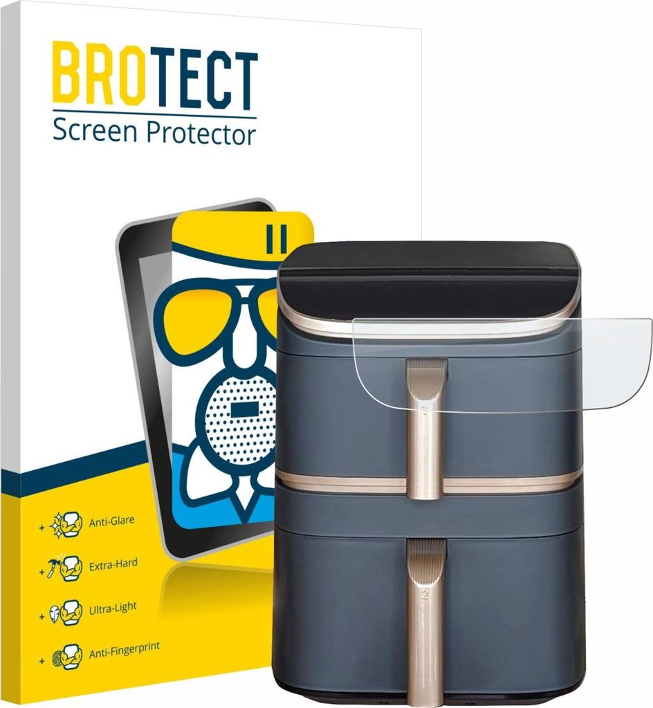 BROTECT Entspiegelungs Schutzglas für Cosori Turbo Tower Pro Schutzfolie Panzer Folie Glas Display Schutz matt