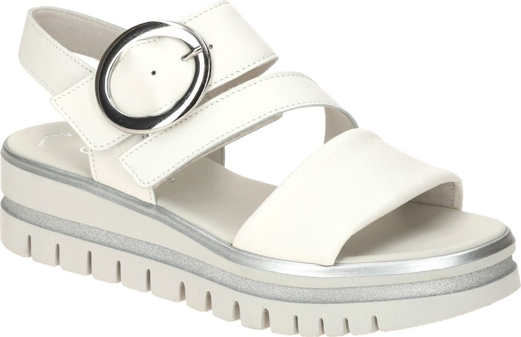 Gabor 64.627 Damen Sandalette - Riemchen Sandalen weiß Produktbild 