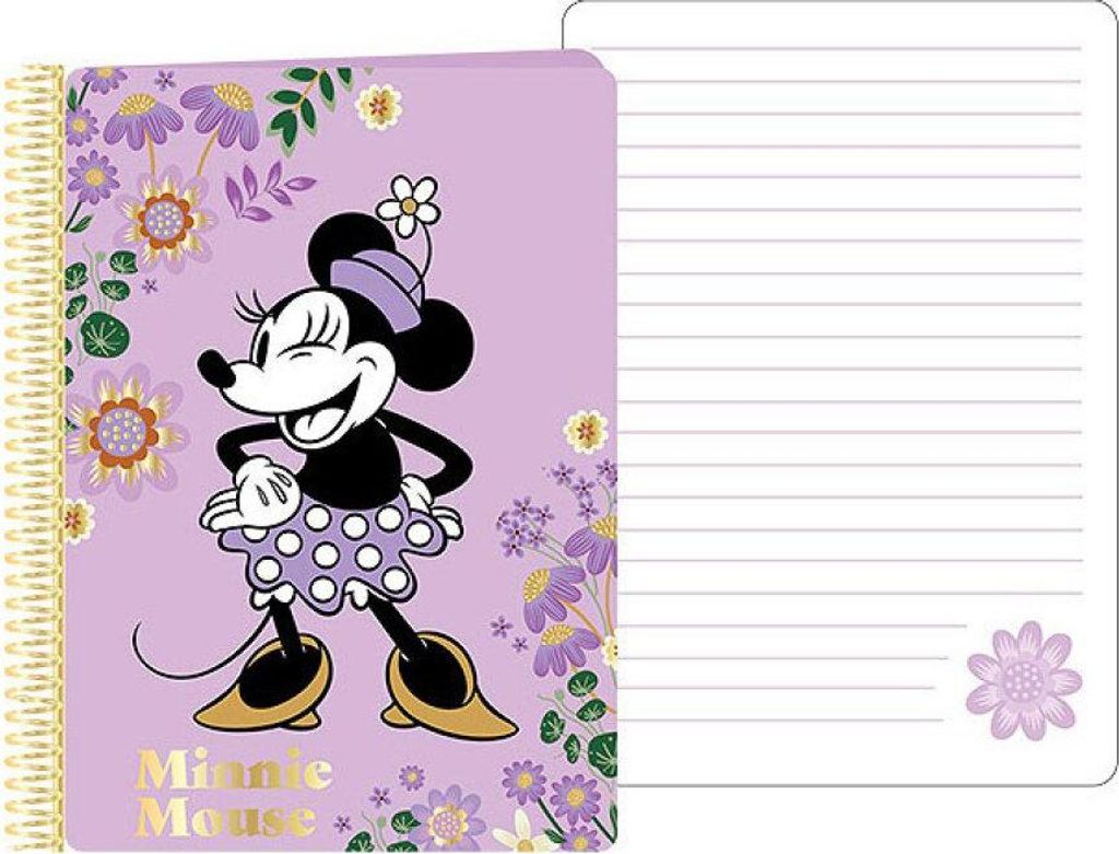 Disney Minnie Purple Spiral Notizbuch A5