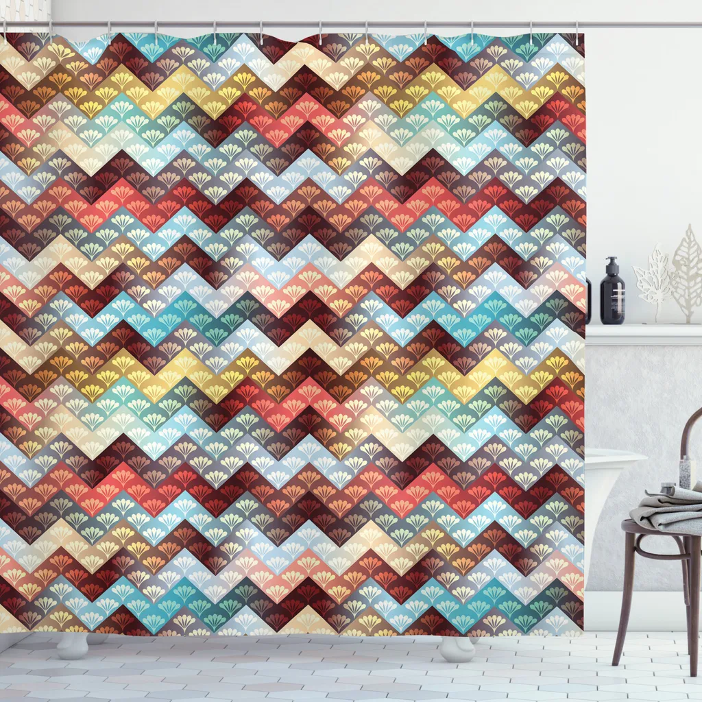 Restyling Bagno con ABAKUHAUS: Tenda Doccia Barocca Chic 175x200