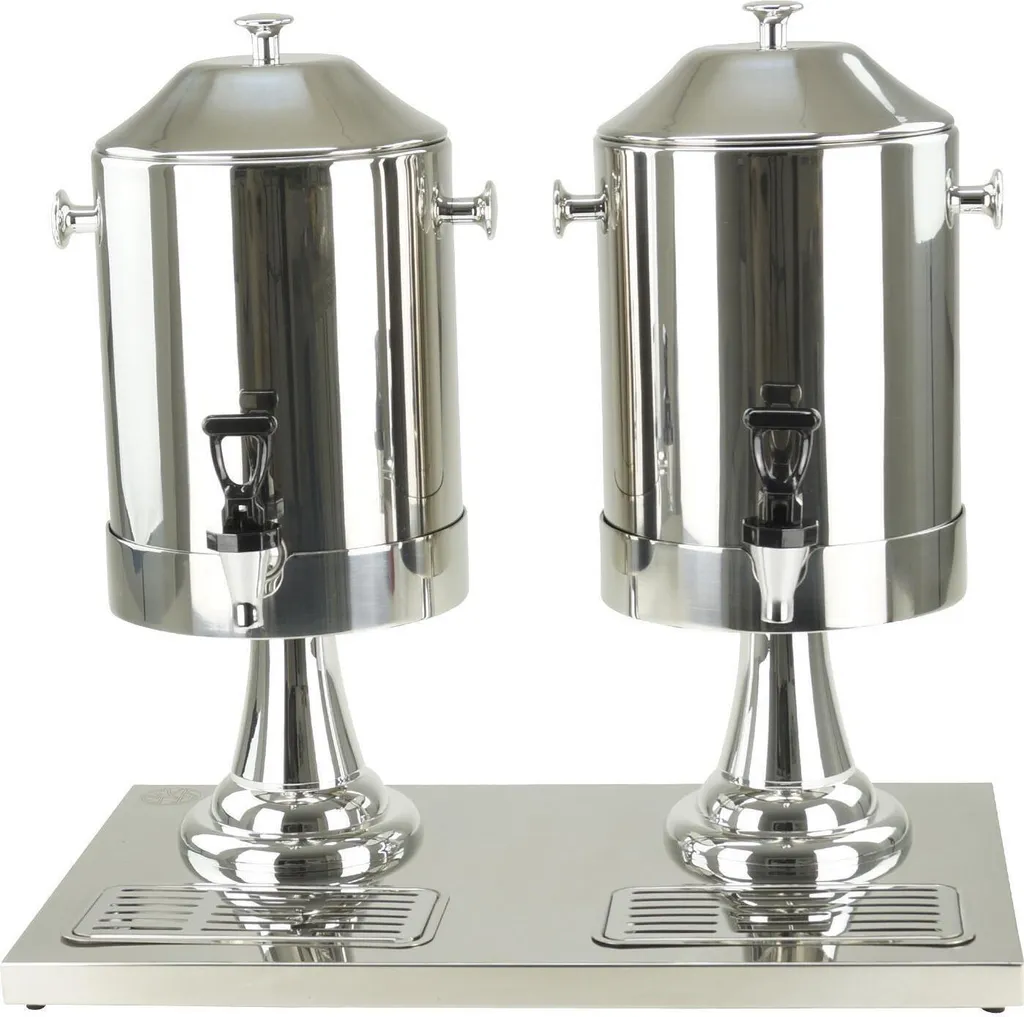 Dispenser Latte 16L Acciaio Inox Gastro - Doppia Erogazione Professionale