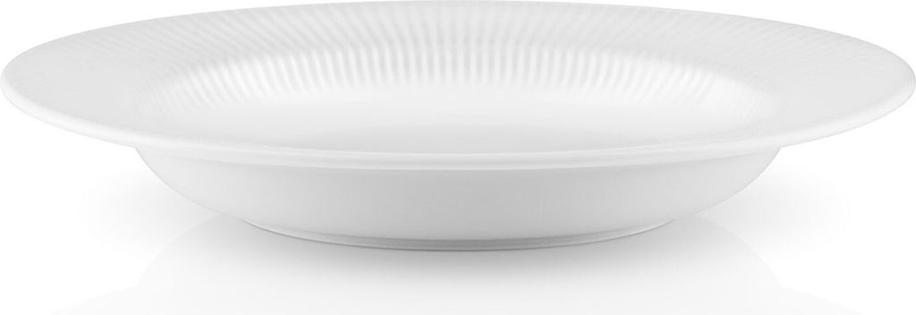 Legio Nova Teller tief oval - 25 cm - Weiß - Eva Trio