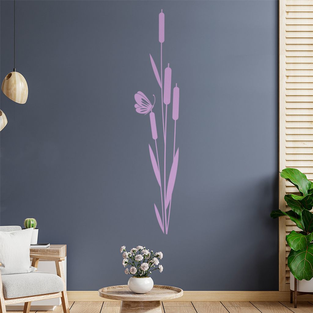 Blumen Tribal Wandtattoo in 6 Größen - Wandaufkleber Wall Sticker - Dekoration, Küche, Wohnzimmer, Schlafzimmer, Badezimmer