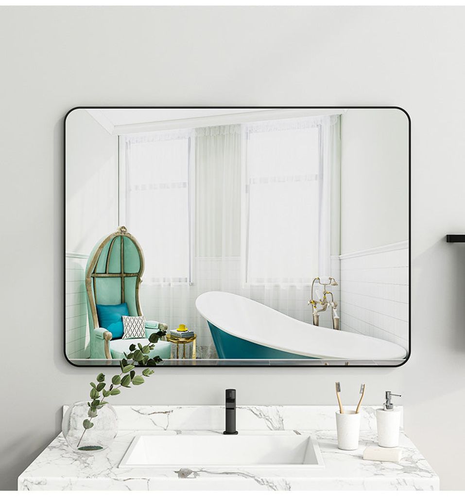 Spiegel Rechteckig Wandspiegel  60x100cm Wohnen & Einrichten Wohnaccessoires Spiegel Badspiegel 