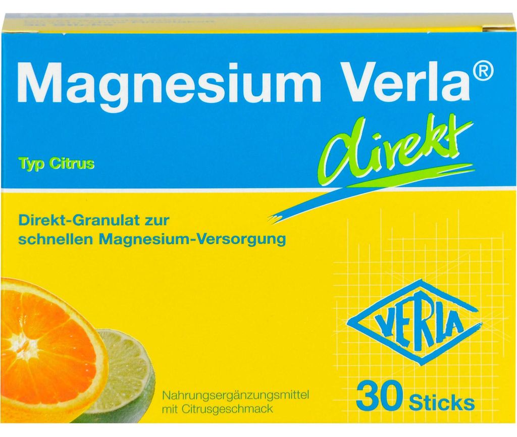 Magnesium Verla direkt Typ Citrus Sticks, 30 St. Beutel