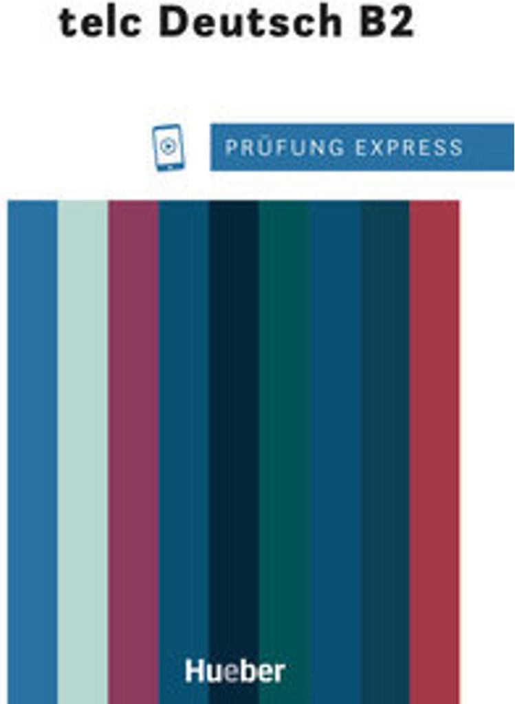 Cover of a German language learning book for the B2 level exam.
