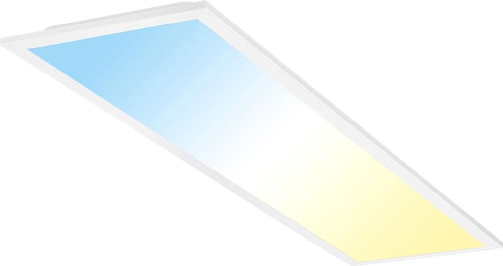 LED Aufbau Panel, weiß, dimmbar, Fernbedienung, L 100 cm Produktbild 