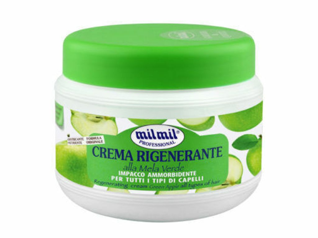 milmil Crema Rigenerante mela verde - Haarmaske grner Apfel 500ml