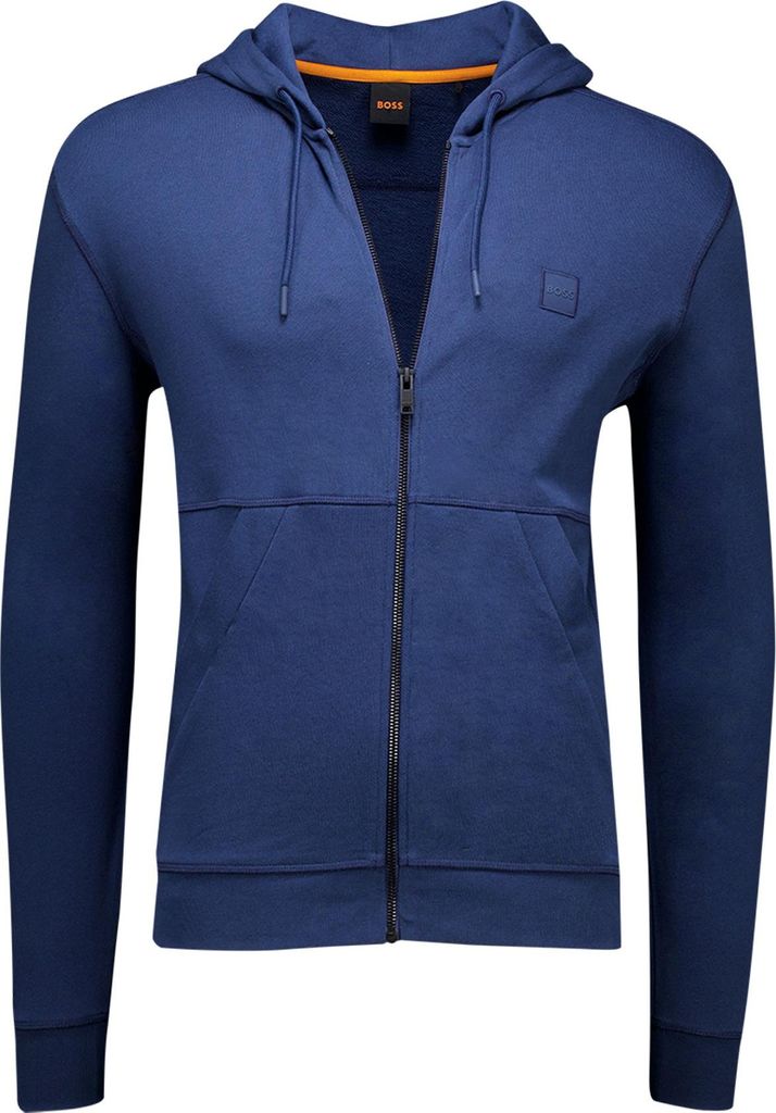 Hugo Boss Orange Zetalky Weste blau mit Kapuze