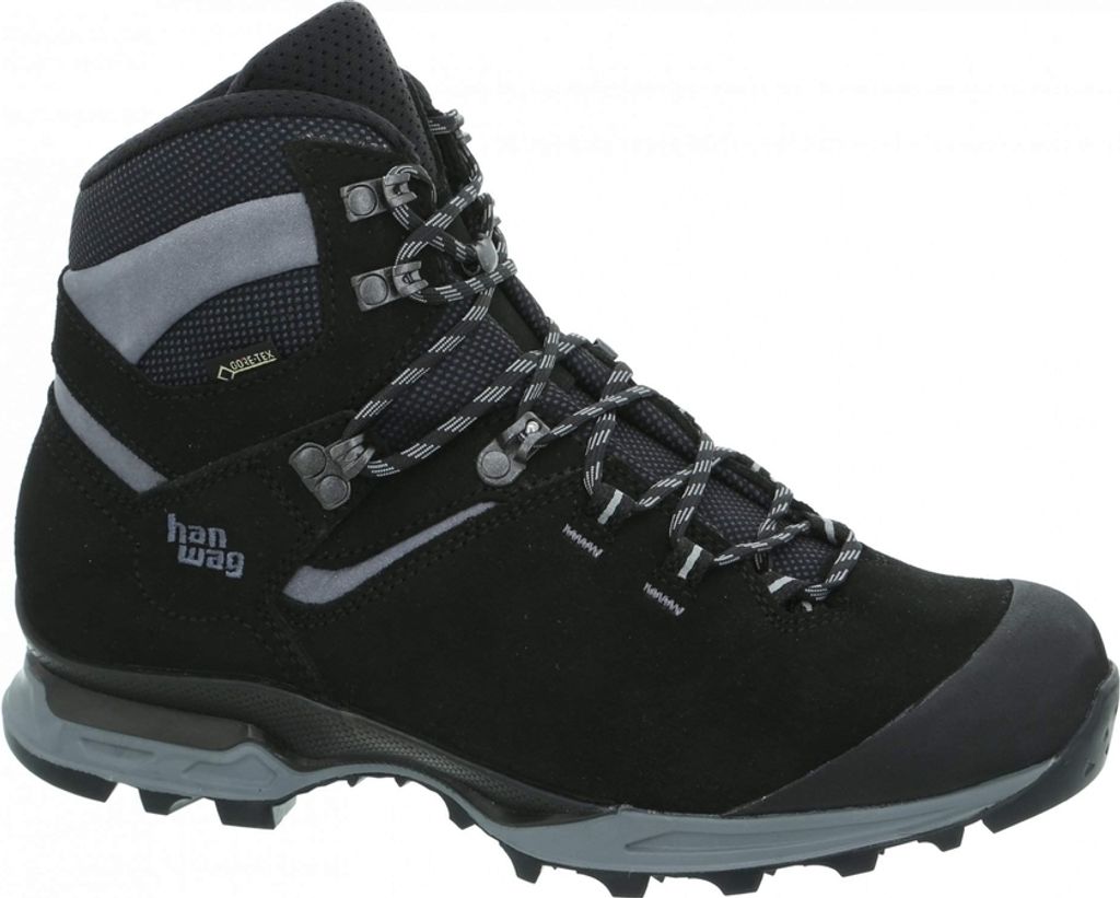 Hanwag Herren Wanderstiefel Tatra Light GTX Herren Trekkingstiefel Schwarz