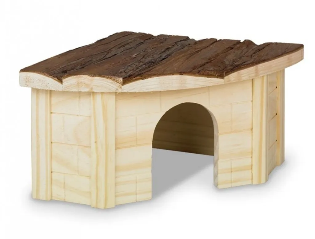 Abri en bois pour cochon d'Inde et hamster Gordi Nobby - Taille Moyenne