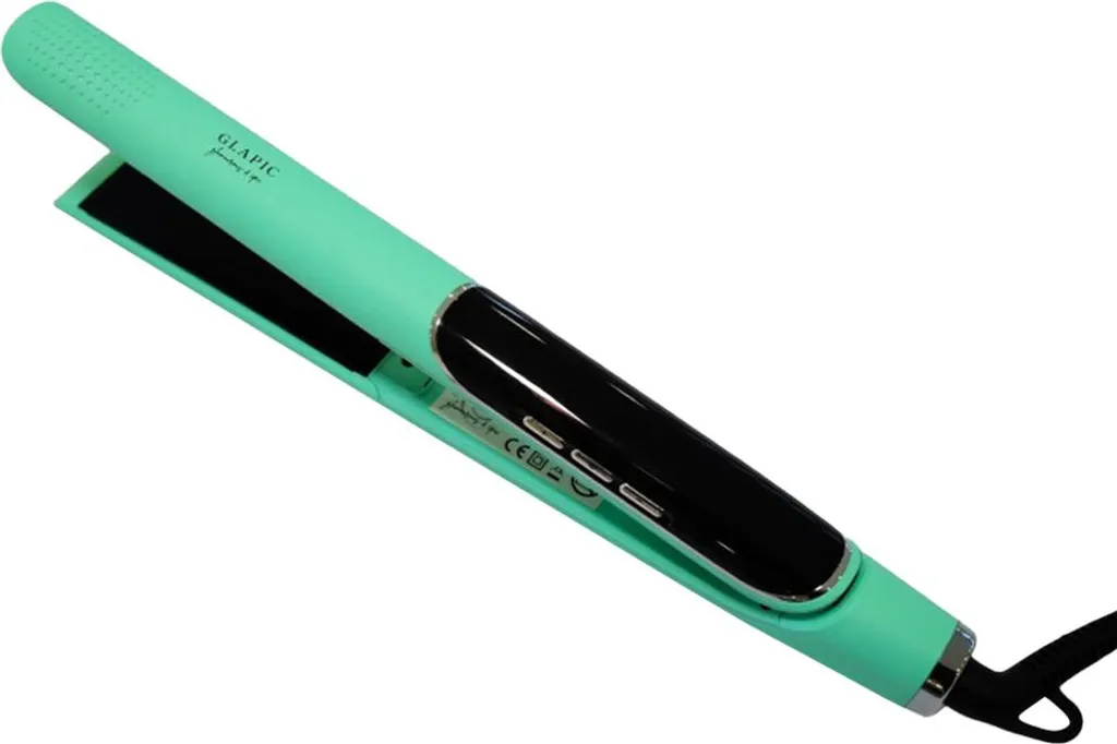 Lisseur anti-frisottis Glapic Mint Green - Finir avec les cheveux rebelles