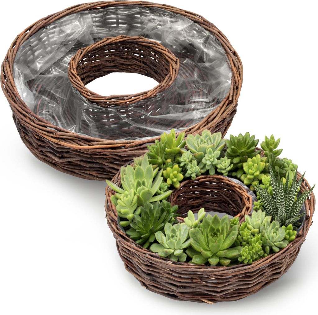 3.06 Pflanzring mit Folie ausgekleidet im 2er Set - ca. 40 Produktbild 