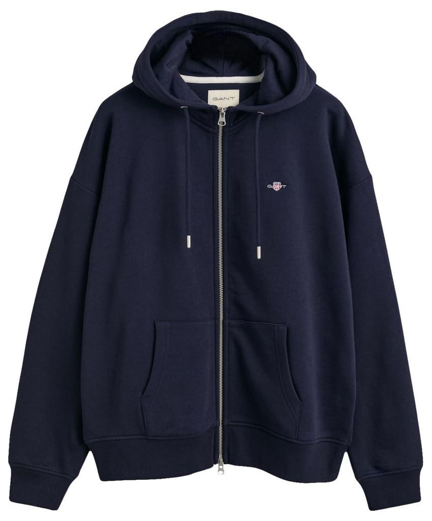 Gant 4201412 maglione con zip blu L donna blu L Immagine del prodotto 