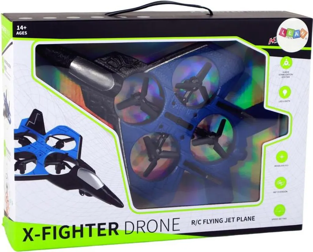 Drone avion télécommandé RC avec hélice robuste, taille unique - 4