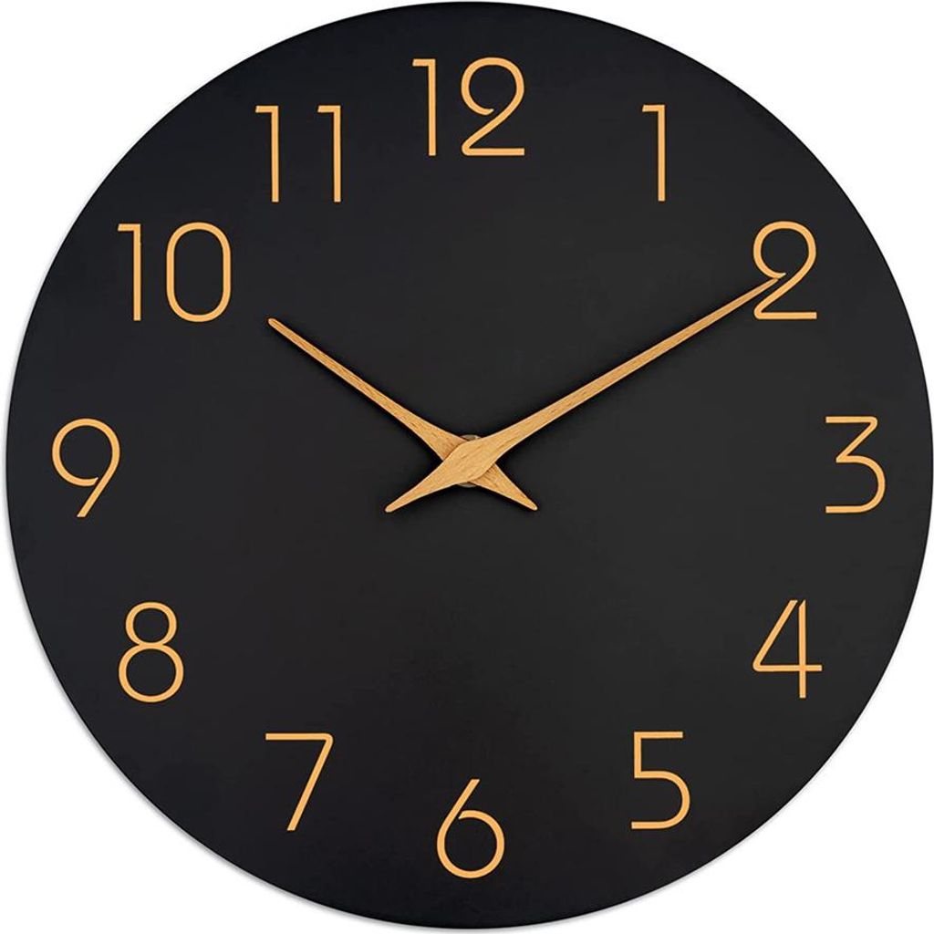 10-Zoll-leise digitale Wanduhr, schlichte dekorative Wanduhr,10 inches