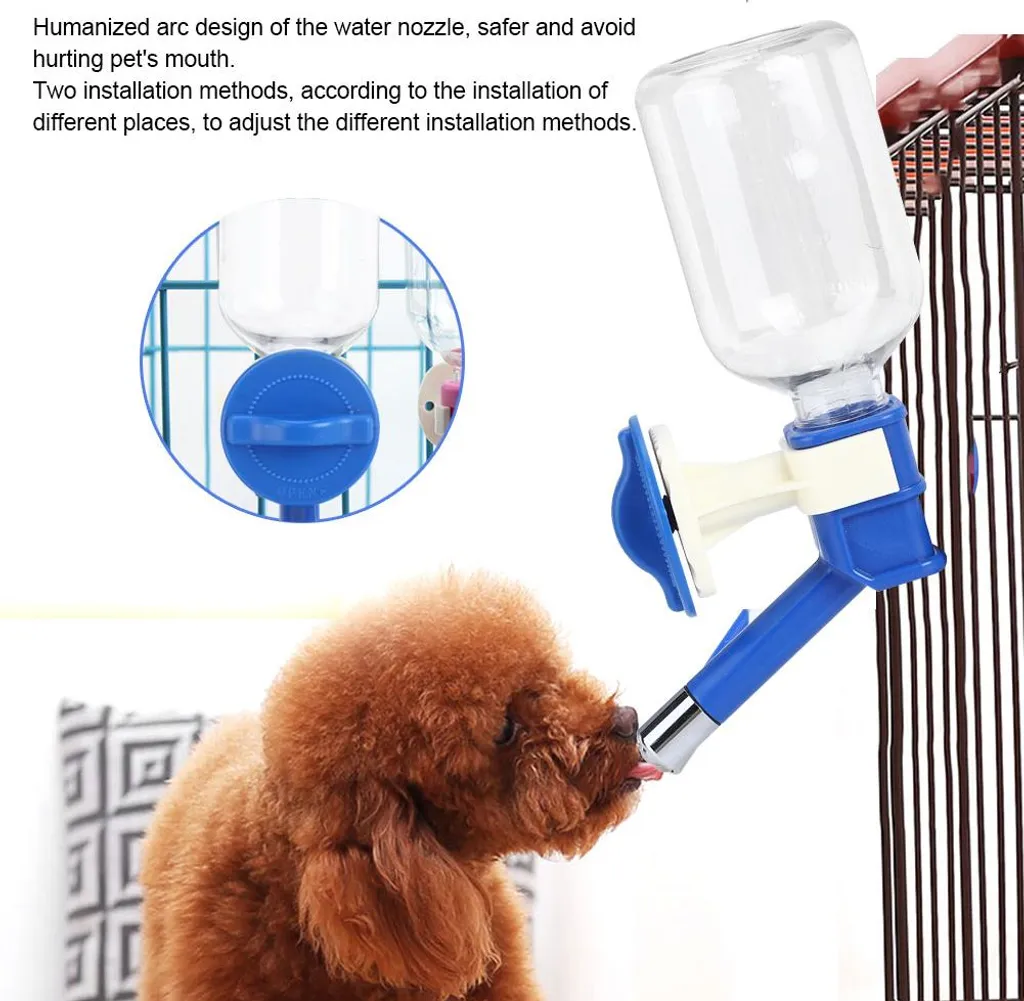 Abbeveratoio Automatico da Gabbia per Trasportino Cane e Gatto - 2