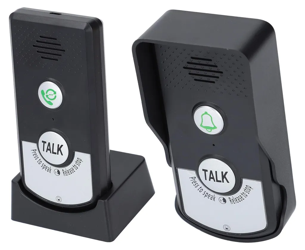 Interphone sans fil IP54 étanche avec communication bidirectionnelle
