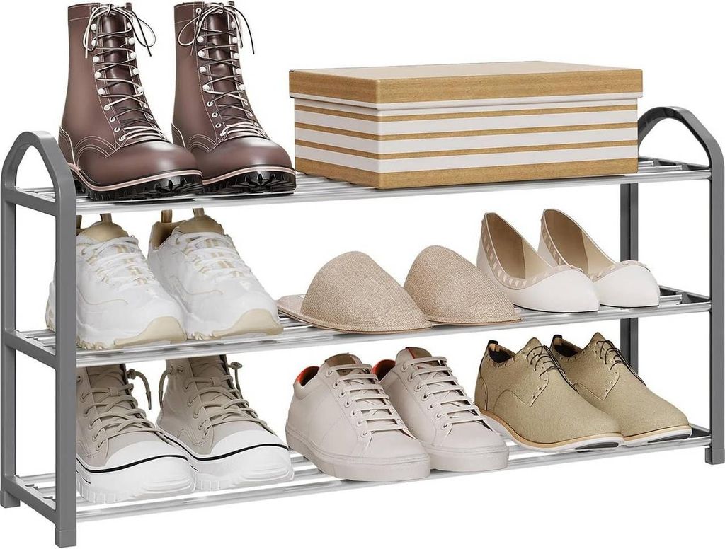 WOLTU Schuhablage Schuhregal Ständer, 3 Schicht für 12 Produktbild 