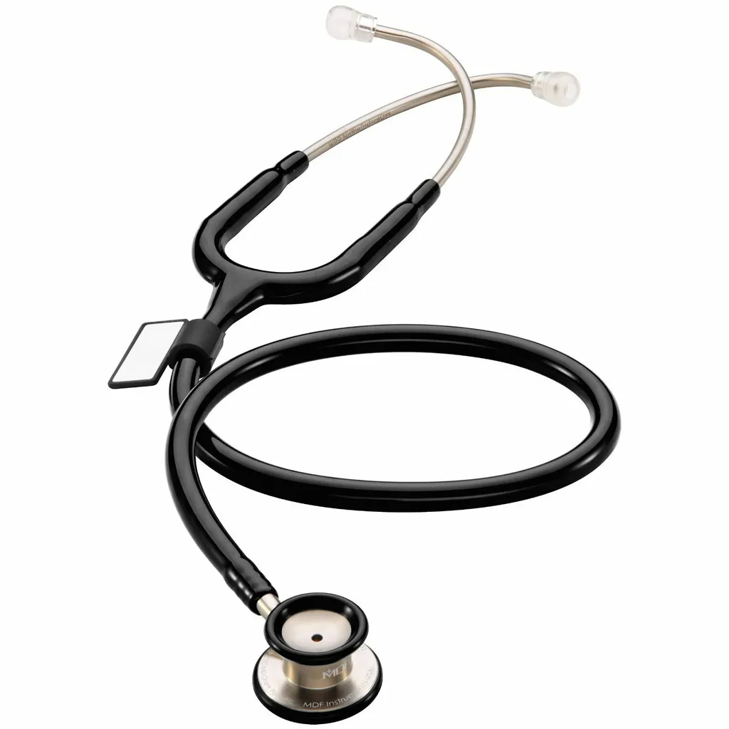 Stéthoscope pédiatrique MDF 777C noir haute sensibilité acoustique