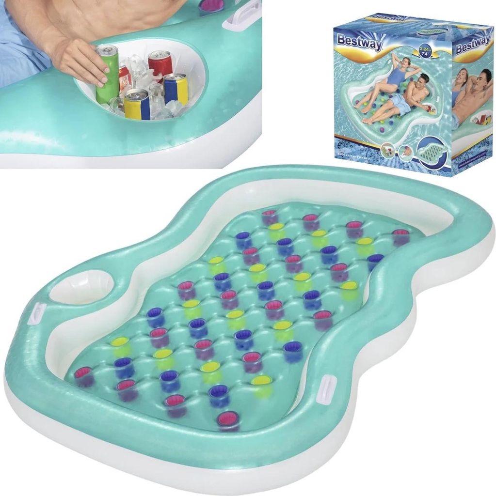 Bestway 43045, Niebieski, Wielobarwny, Pływający materac, Zdjęcie produktu 