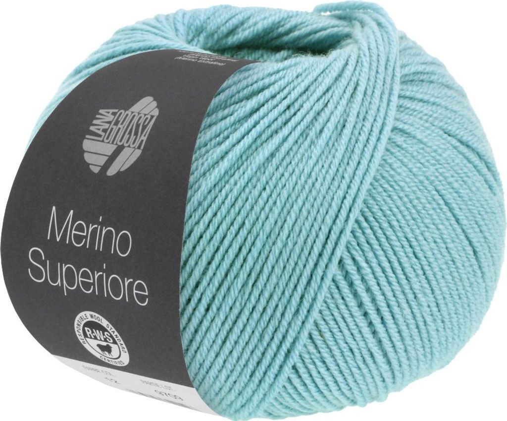 Lana Grossa Merino Superiore 023 Azurblau 50g