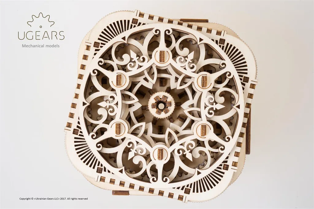 Coffre au Trésor Puzzle 3D en Bois avec Serrure à Code Mécanique - 8