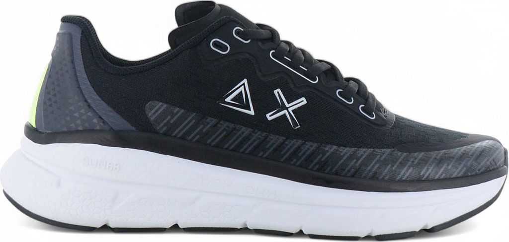 SUN68 Jupiter Air Mesh - Herren Sneakers Schuhe Schwarz Z35126-11 , EU 45