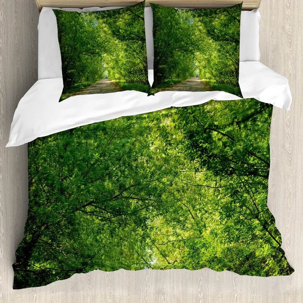 Copripiumino ABAKUHAUS Foresta Verde Luxury 200x200 Antiacaro