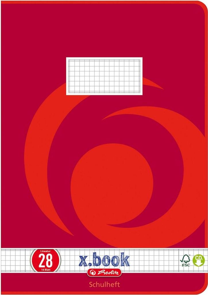 5 Herlitz Schulhefte / DIN A4 / 16 Blatt / Lineatur 28 Produktbild 