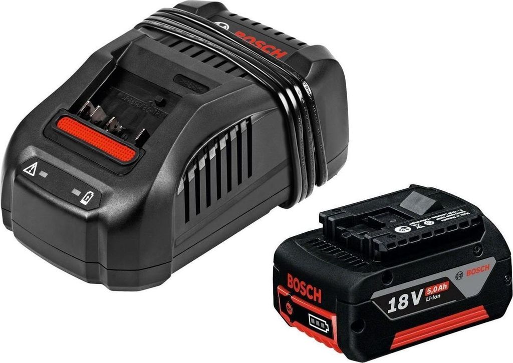 Bosch Akku-Starter-Set GBA 18 Volt / 1x 5,0 Ah + Schnellladegerät GAL 1880 CV