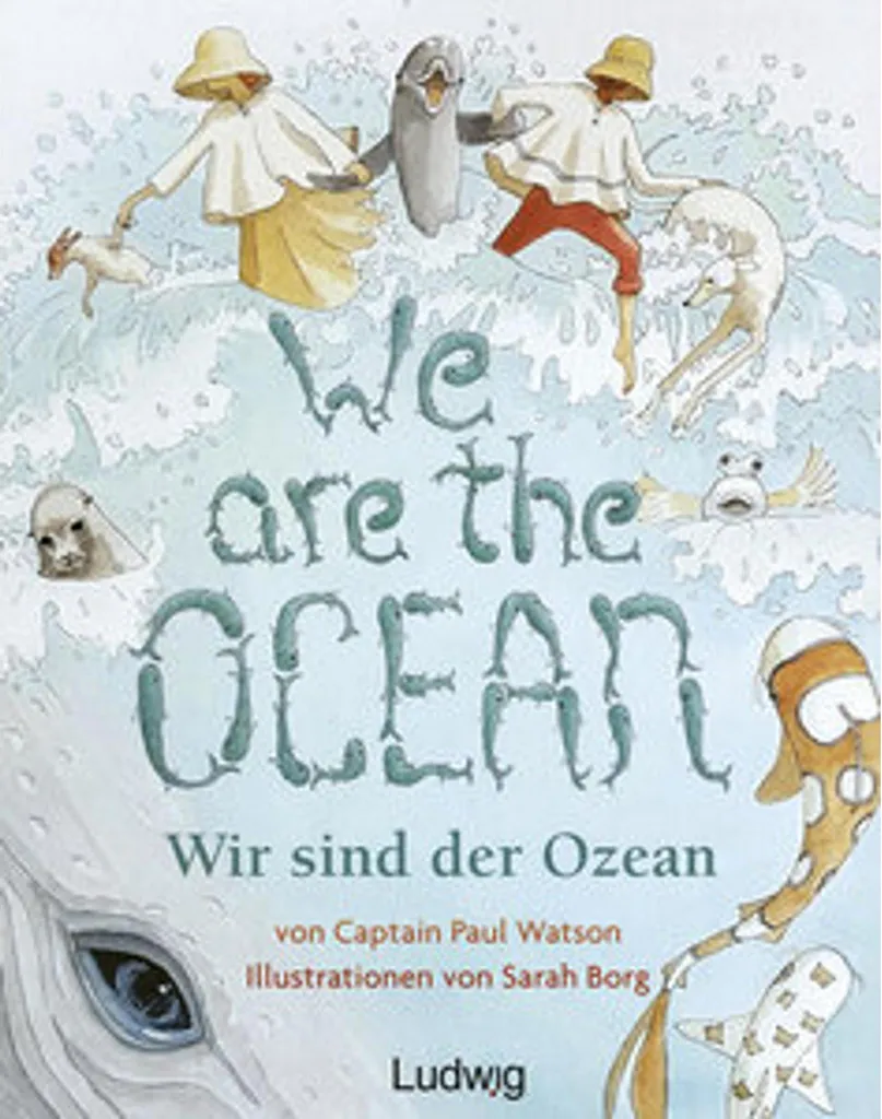 Album illustré Nous sommes l'océan bilingue pour passionnés de mer