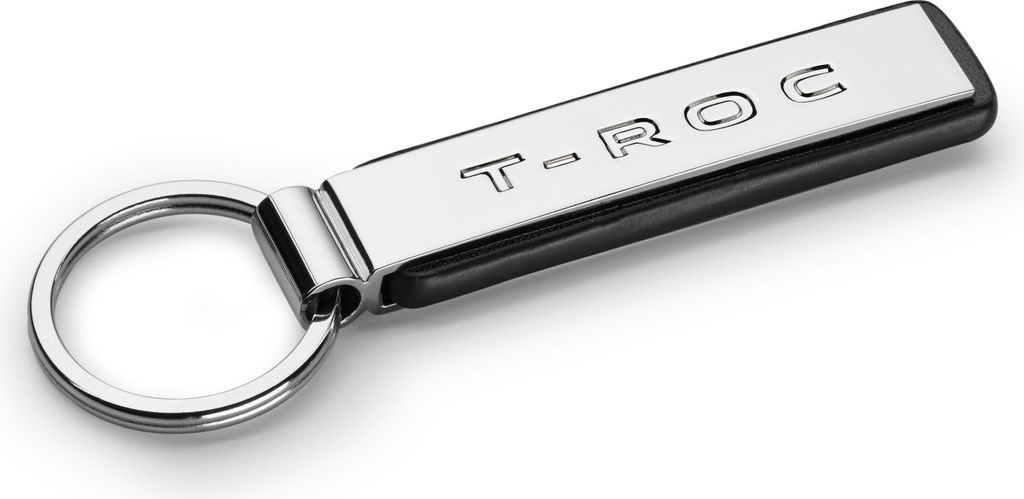 Original Volkswagen T-Roc Schlüsselanhänger Silber Keyring Produktbild 
