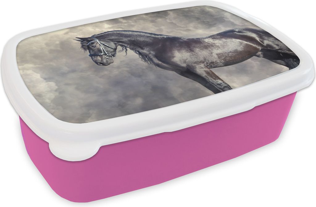 KitchenYeah® Lunchbox Brotzeit Brotdose 17x11 cm Friese - Produktbild 