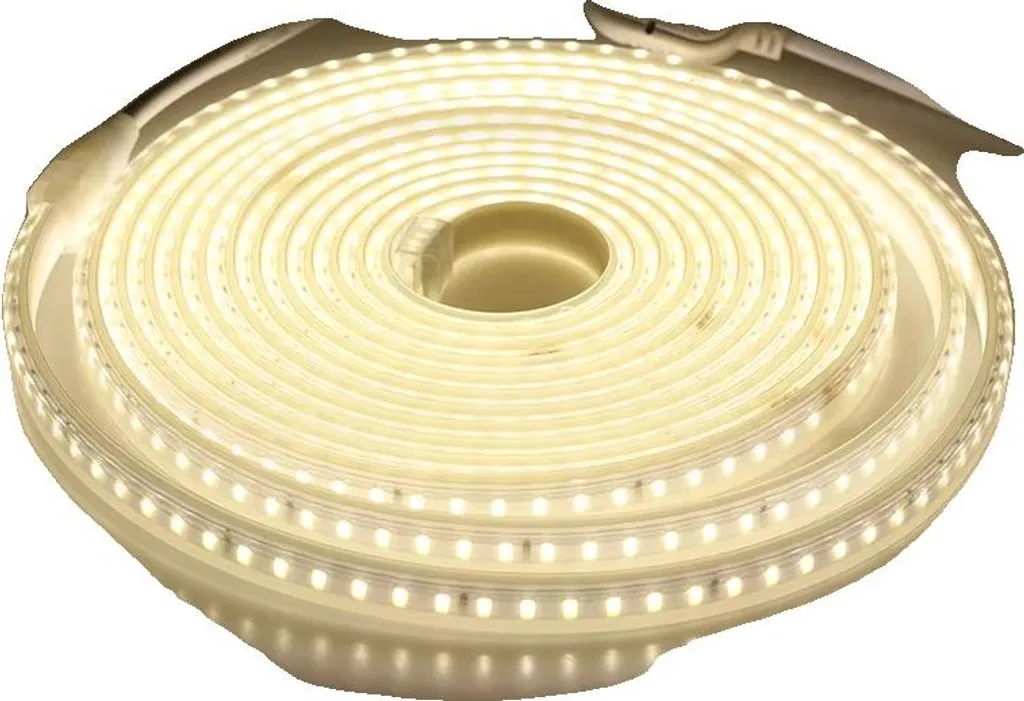 Éclairage LED 15m blanc naturel étanche pour terrasse et grande pièce