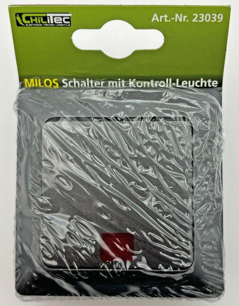 MILOS Kontrollschalter mit Beleuchtung 230V inkl. 1-fach Produktbild 3