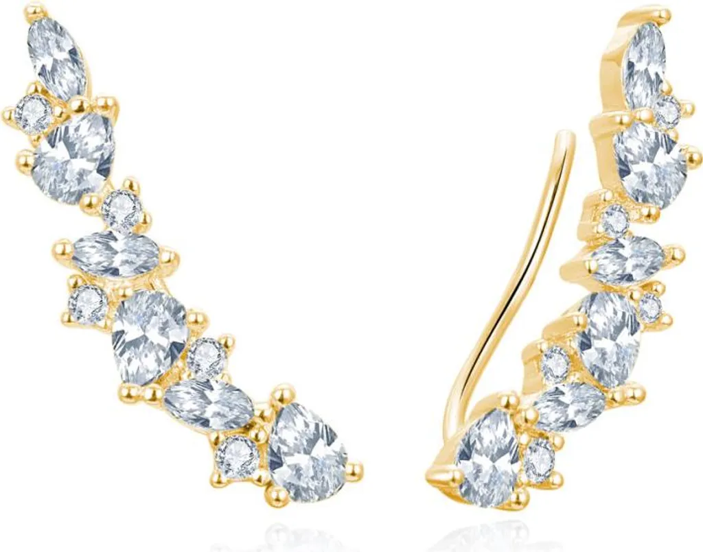 Orecchini Gold AGUP3299W-GOLD con Zirconi | Esclusiva Online