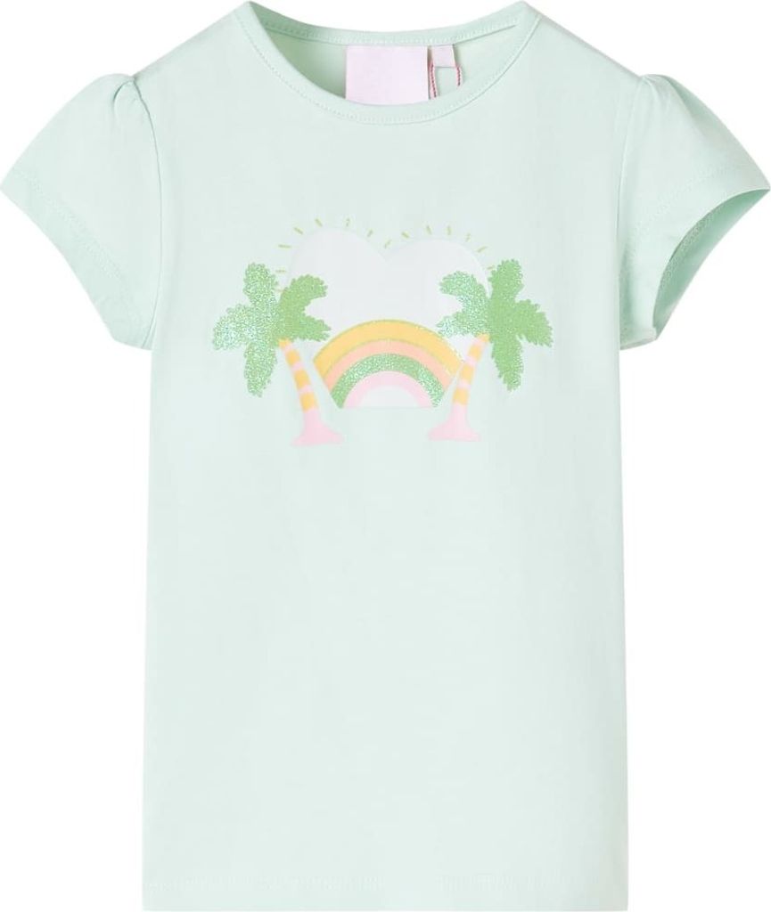 (Robust Möbel)Kinder-T-Shirt - Modernes und langlebige - Helles Minzgrün 104 NEU500596 - Arbeitshosen